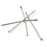 میخ ته صاف (میخ T) - نقره ای ۳ سانتی